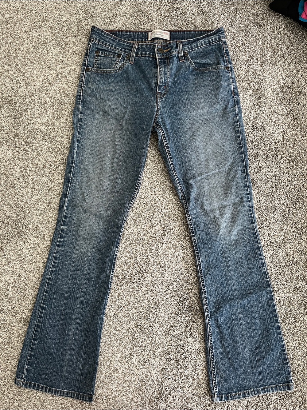 Levi Strauss Vintage Y2K Low Rise Bootcut Medium Wash Jeans